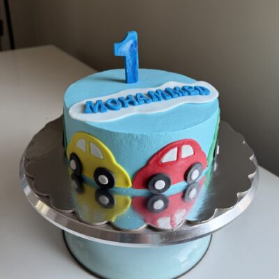 Car Themed Cake / First Birthday Cake
