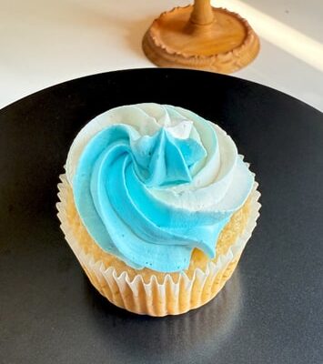 Blue vanilla cupcakes | muffins | Blå vaniljemuffins