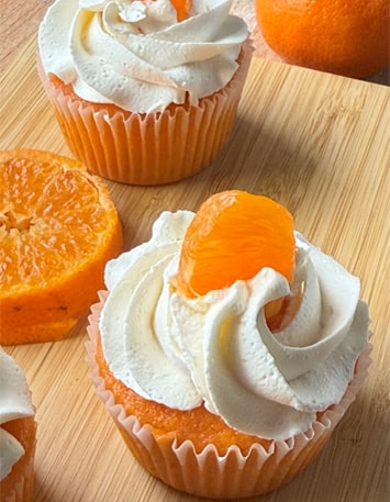 orange cupcake | muffins | Appelsinmuffins