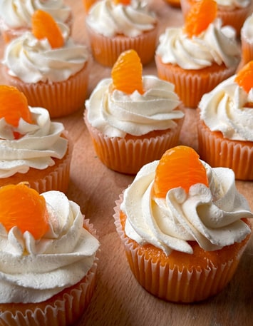 orange cupcake | muffins | Appelsinmuffins