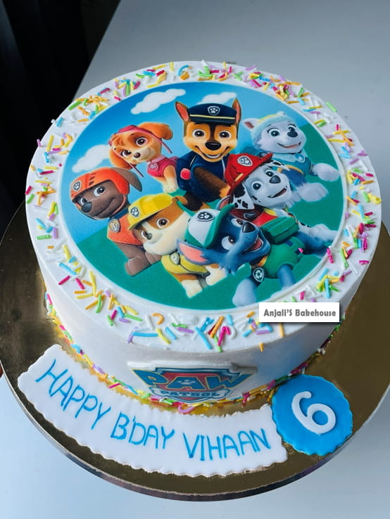 paw patrol cake