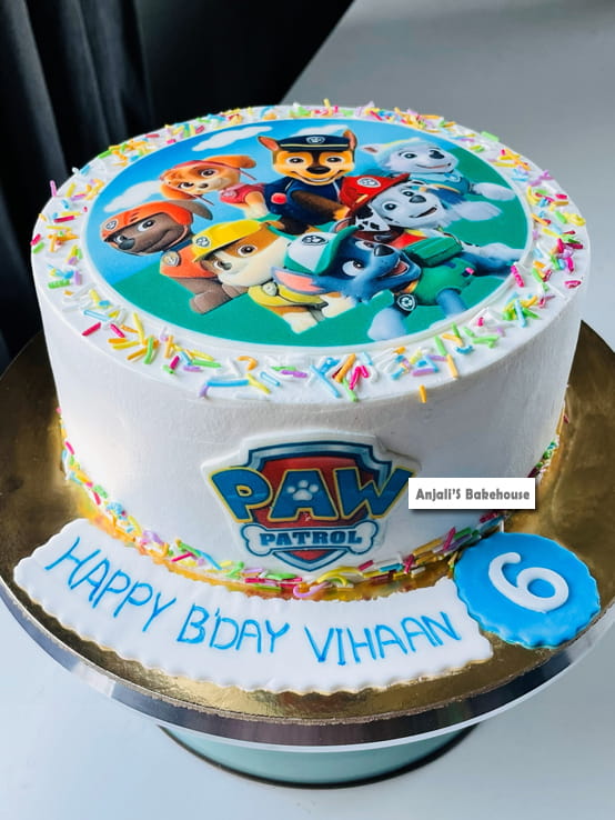 paw patrol cake