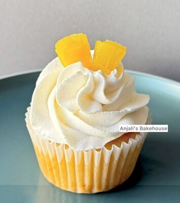 Pineapple cupcake | muffins | Ananasmuffins