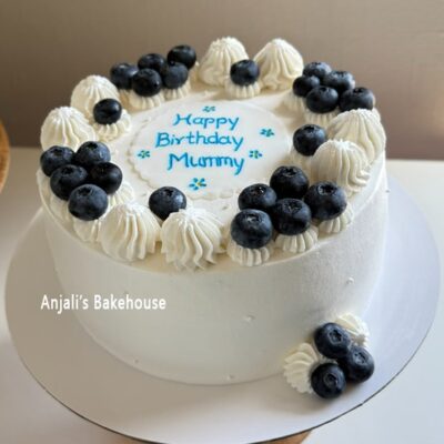 Vanilla blueberry cake | kake | Vaniljekake med blåbær