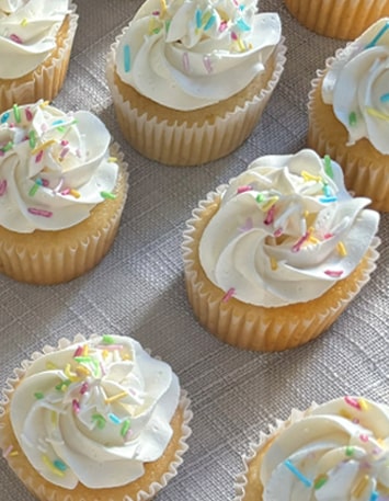 vanilla cupcakes | muffins | Vaniljemuffins