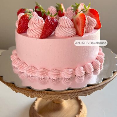Strawberry cake | kake | Jordbærkake