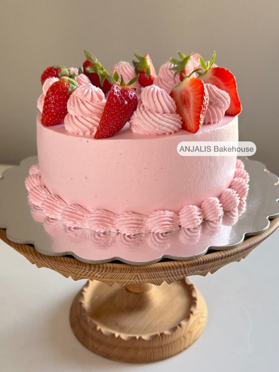 Strawberry cake | kake | Jordbærkake