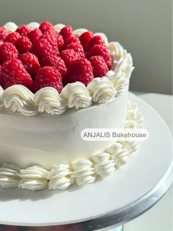 Vanilla Raspberry cake | kake | Vaniljekake med bringebær